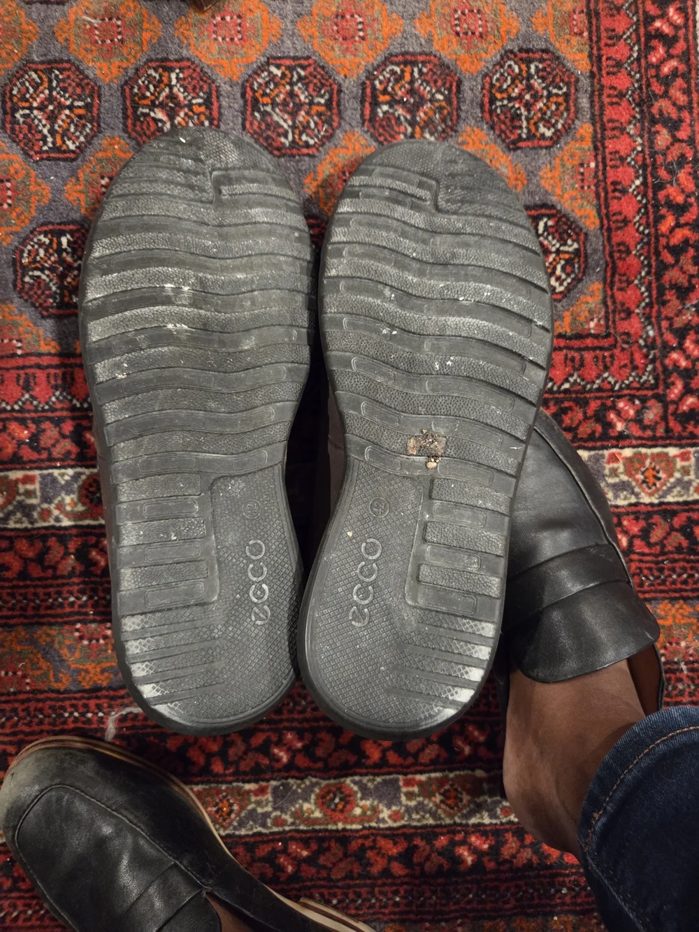 ECCO Men's Slip-On Suede Loafers — Gray Brown